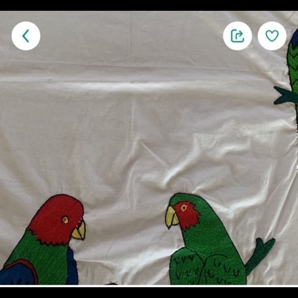 Green and Red Frog Pattern Kitchen Linens - Picture 5 of 6